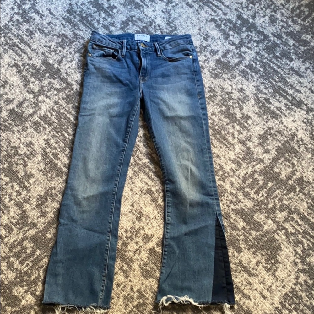 Frame jeans.